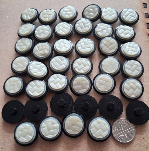 Plastic shank buttons 20mm - shank,