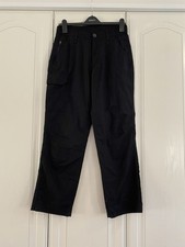 Peter Storm Men/teenagers Hiking Walking Scouts Activity Trousers Black Size 30S