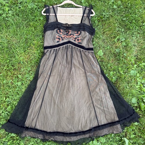 Nataya dress large black - large, tan