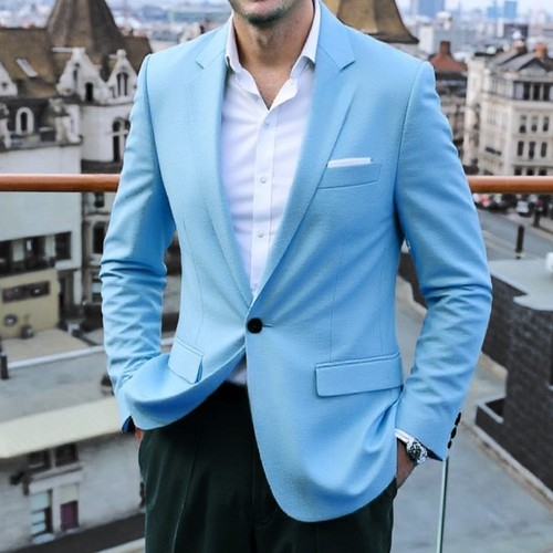 Men suit jacket casual - jacket,