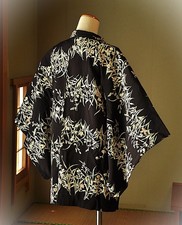 Vintage Japanese Kimono Black