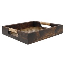 Thai Rattan Storage Tray Food