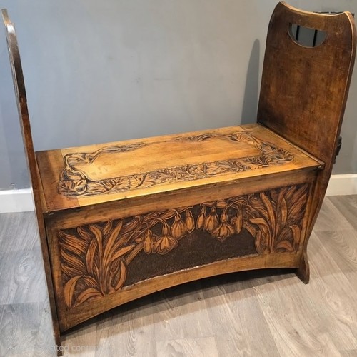 Art nouveau liberty style oak - art,