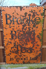 Vintage Large Genuine Brooke Bond Tea Sign