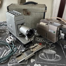 2 Vintage 1970s Cine And Slide Projectors Bell Magnon 800 & Prinz 300 With Case