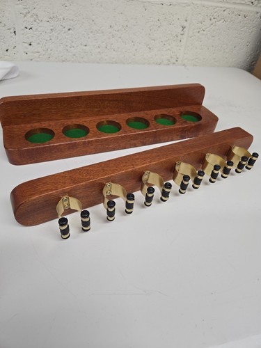 Wooden pool cue - pool, wall