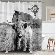 Farmhouse Highland Grey Cow