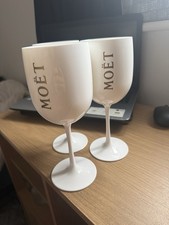 Moet & Chandon White Ice Imperial Acrylic Champagne Glasses