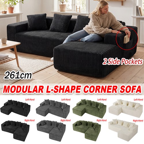 Jumbo cord modular shape - modular, l-shape
