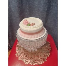 10inch Round Cake Stand| Crystal Cascading Cake Stand