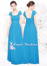 Chiffon scoop neck floor