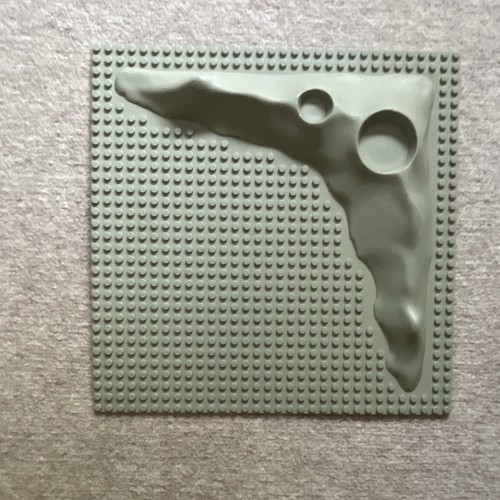 Old lego grey baseplate 32x32 - baseplate,