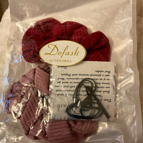 Dofash burgundy pink ribbon - &,