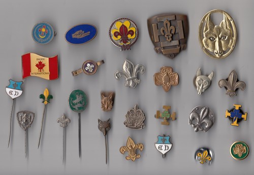 Vintage scouting pin badge - scouting,
