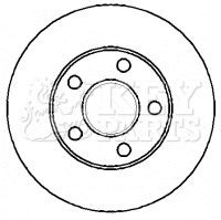 Key parts kbd4316 brake - brake, disc