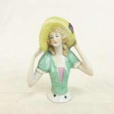 Vintage Porcelain Half Doll