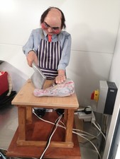 Butcher Moving Statue Figurine