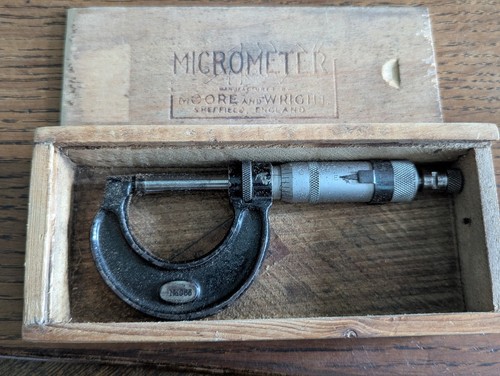 Moore wright micrometer no - moore,