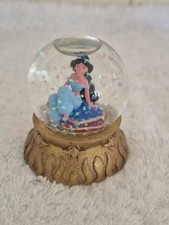 Disney Store Princess Jasmine Aladdin Mini Snow Globe Figure Model -SEE PICS!!
