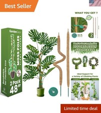 2 Pack 48'' Bendable Moss Pole