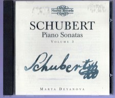 NIMBUS MARTA DEYANOVA - SCHUBERT PIANO SONATAS D960
