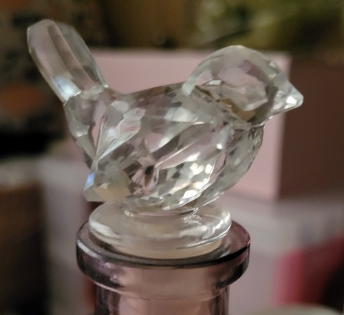 Glass purfume bottle empty - purfume,