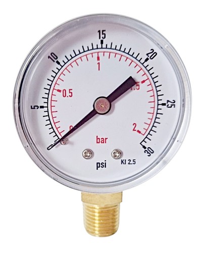 Pressure gauge psi - gauge, 0/2