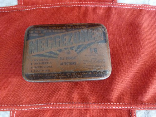 Meggezones vintage empty - , tin