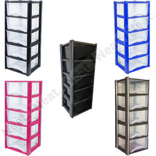 Drawer Plastic Storage Tower
