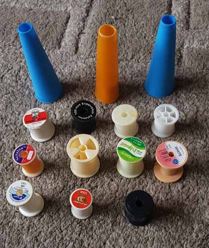 Empty cotton reels - empty,