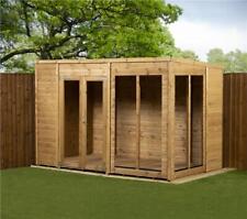 Empire Pent Summerhouse Wooden Shiplap Tongue & Groove 10X6 Double Door 10ft x 6