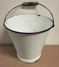 Vintage enamel blue and white