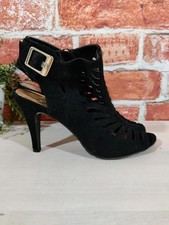 Women's Nine West black suede