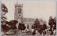 BROSELEY Shropshire The Church RP Postcard Princess Series