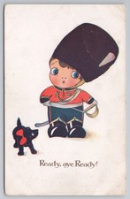 Cute guardsman with dog - guardsman,