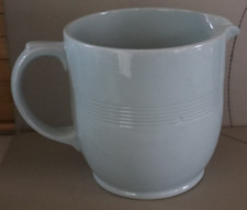 WOODS WARE IRIS BLUE CUSTARD / GRAVY JUG HOLDS  1.5 PINT (700ML) 4¾" (12CM)