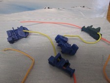 4X Ghostbusters Proton Pack vintage 1980's toy with orange + YELLOW stream