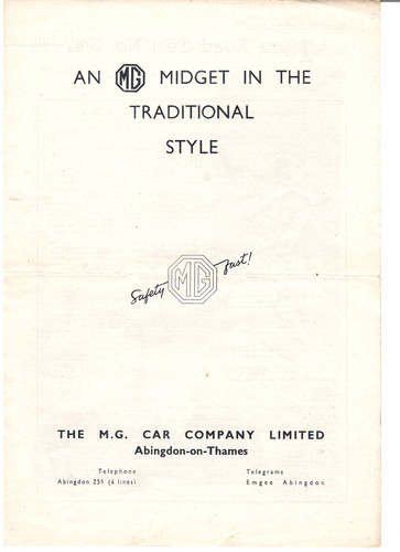 Sales flyer the motor - tc,
