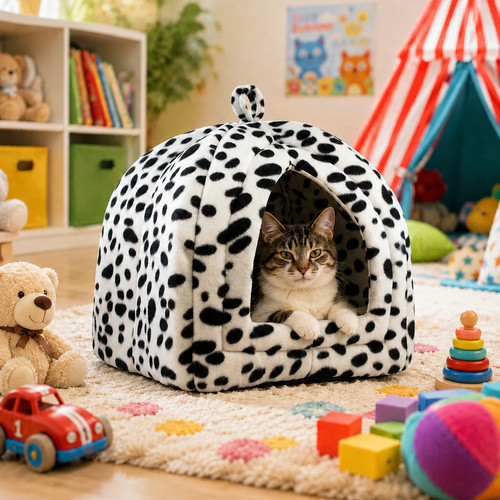Igloo cat dog bed - cat,