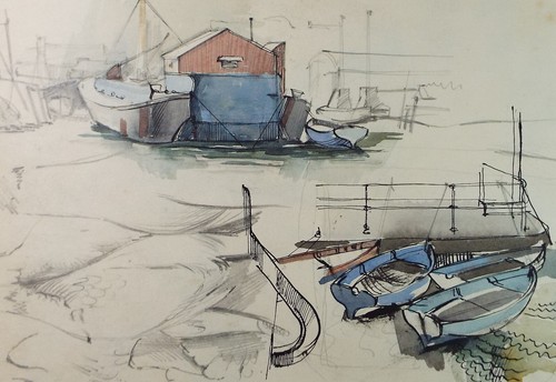 Original watercolour ink - &,