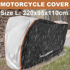 Motorcycle Mope Bike Cover Outdoor Storage Rain Dust UV Protection For Motorbike