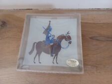 KENNETH TOWNSEND 1970s GLASS PIN /TRINKET DISH "SIGHTS OF LONDON"  BY CHANCE