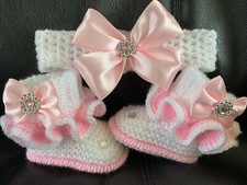 Hand knitted Romany Bling baby