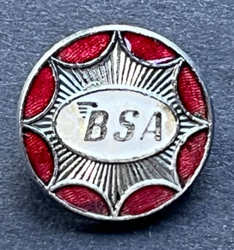 Motorcycle pin badge bsa - pin,