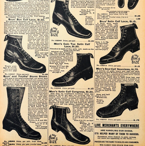 1901 leather boots - 1901,