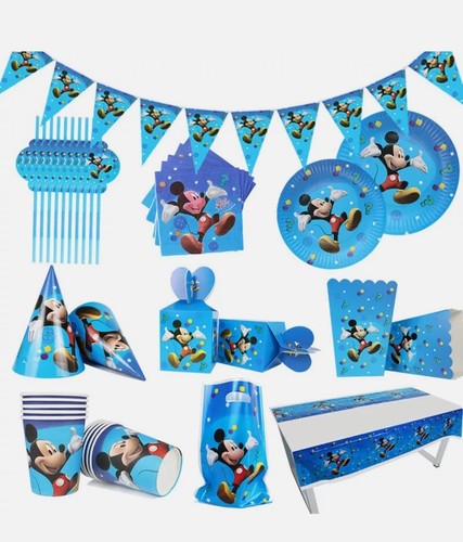 Blue mickey mouse birthday - mouse,