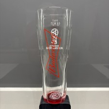 Limited Edition Budweiser Fifa World Cup Russia 2018 pint, unusual white graphic