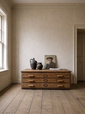 Vintage drawer oak architect - 3,