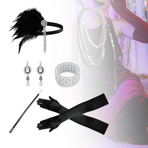 Women 1920s accessories set - women,