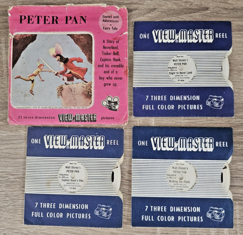 Peter pan viewmaster reels - peter,